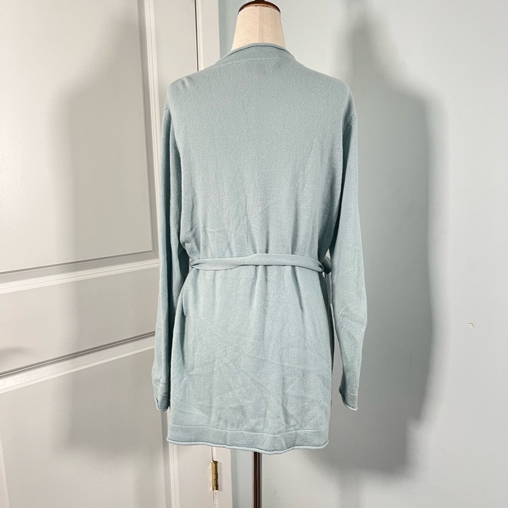 Cashmere Boutique 100% cashmere longline cardigan self tie sweater size … - Picture 10 of 12